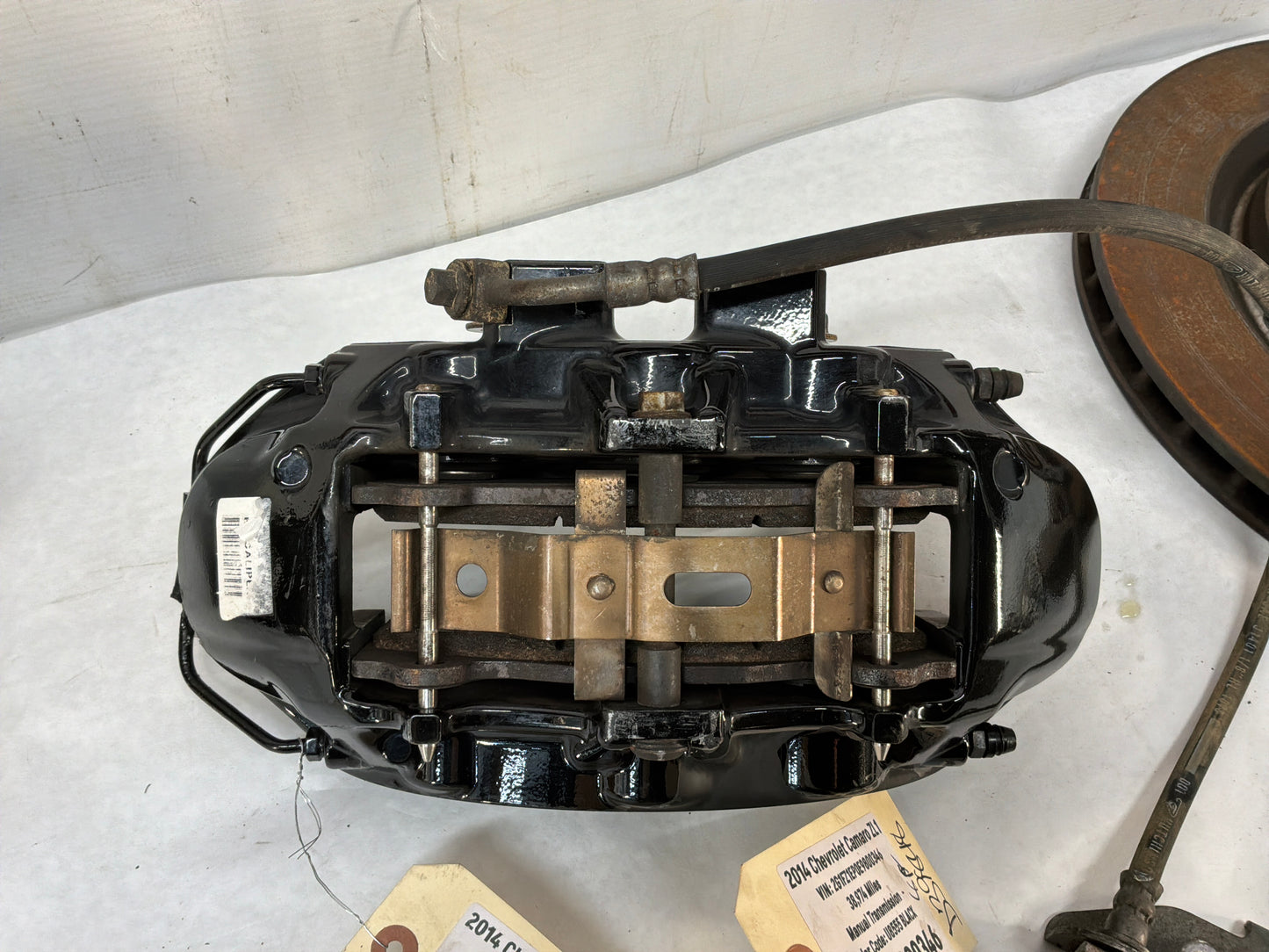 2014 Chevy Camaro ZL1 Brembo Brake Calipers & Rotors Front & Rear OEM