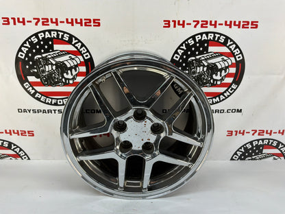 2002 Chevy C5 Corvette Convertible Z06 Replica Triple Chrome Front Wheel Rim 17x8.5
