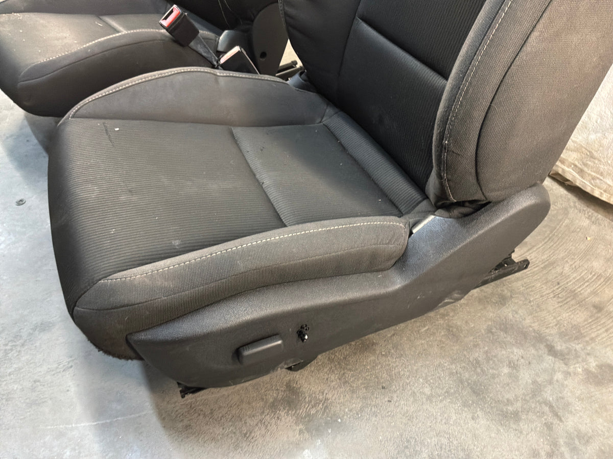 2015 Chevy Camaro SS 1LE Seats Fronts and Rear Black Cloth OEM