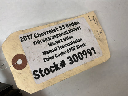 2017 Chevy SS Sedan LH Driver Front Suspension Lower Rearward Control Arm OEM