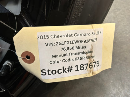 2015 Chevy Camaro SS 1LE Reproduction Z28 Wheels and Tires