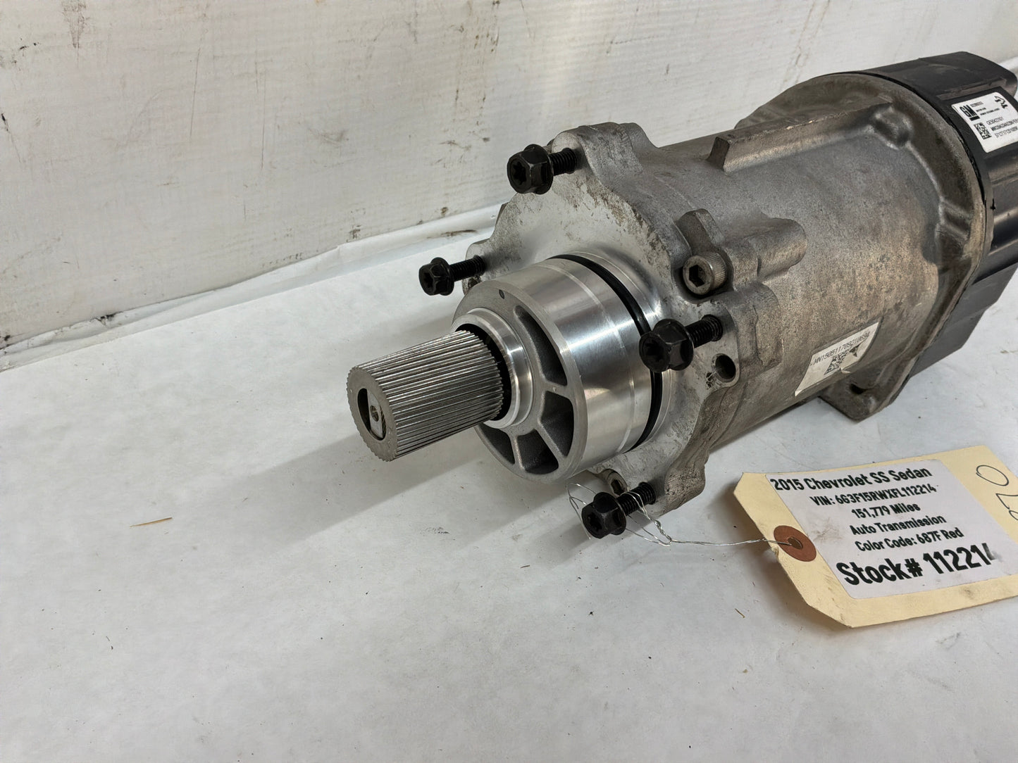 2015 Chevy SS Sedan Electric Power Steering Gear Rack Motor OEM