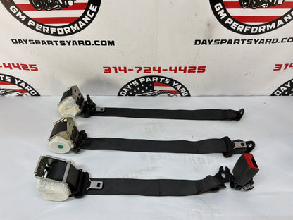 2015 Chevy SS Sedan Complete Rear Seat Belt Seatbelt Retractor Set w/ Buckle OEM
