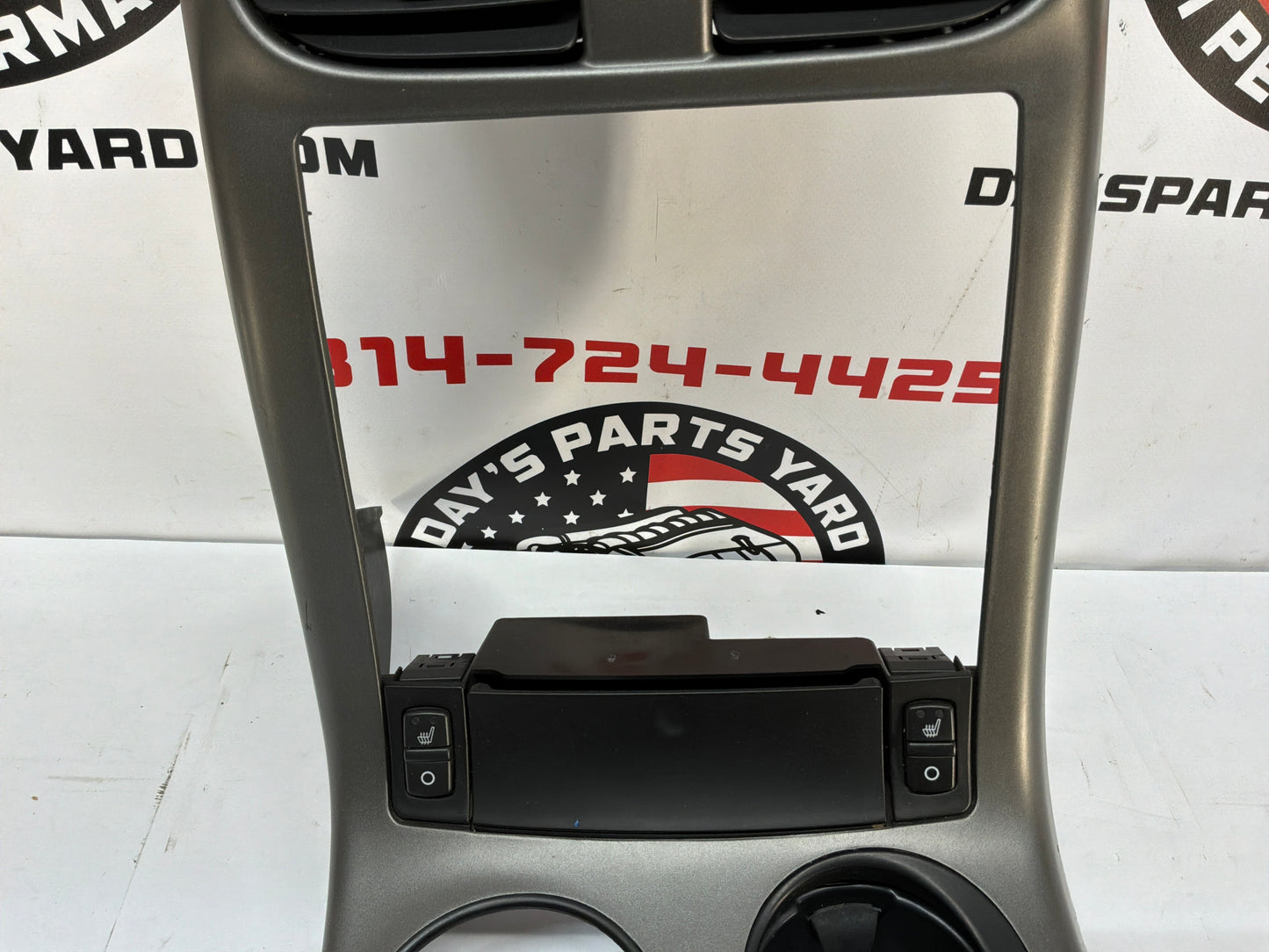 2007 Chevy C6 Corvette Convertible Radio Bezel Console Shift Plate Trim Panel Molding OEM