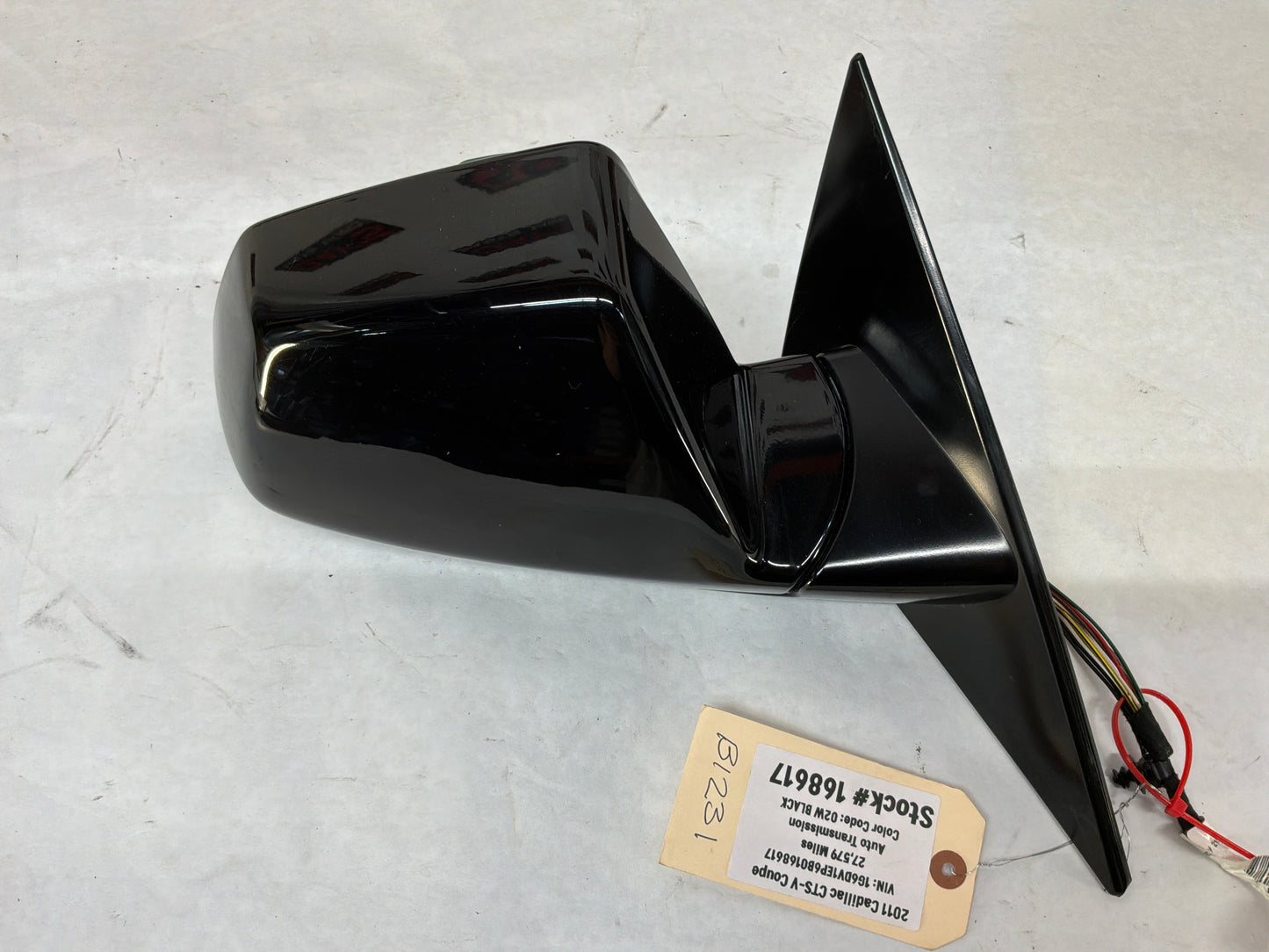 2011 Cadillac CTS-V Coupe RH Passenger Exterior Out Side Door Mirror OEM