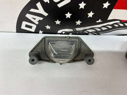 2002 Chevy C5 Corvette Convertible RH & LH License Plate Tag Lights OEM
