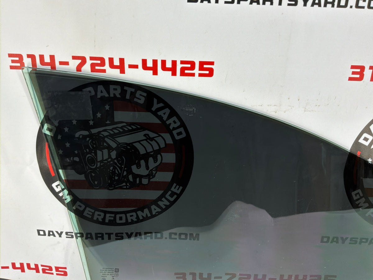 2014 Chevy SS Sedan LH Driver Front Door Window Glass OEM