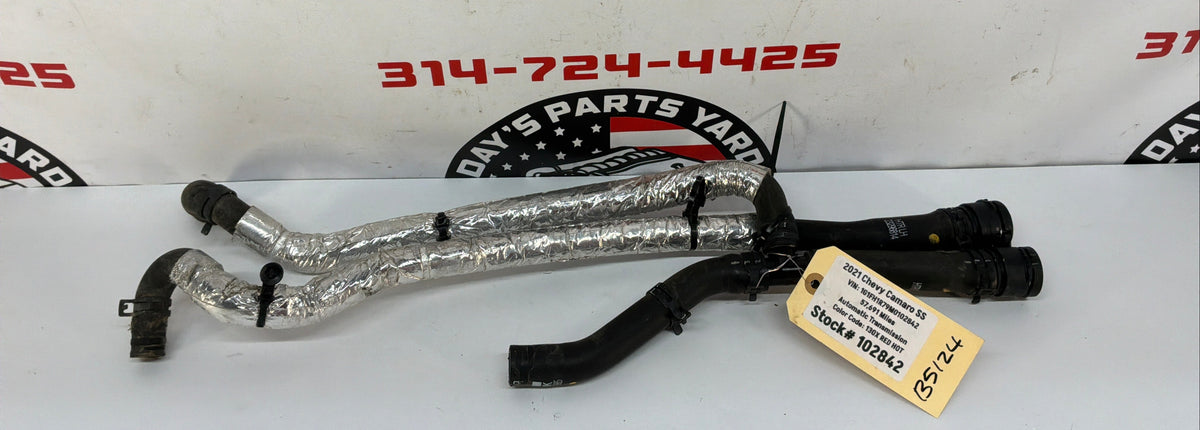 2021 Chevy Camaro SS Radiator Coolant Heater Core Hoses Lines Tubes OEM