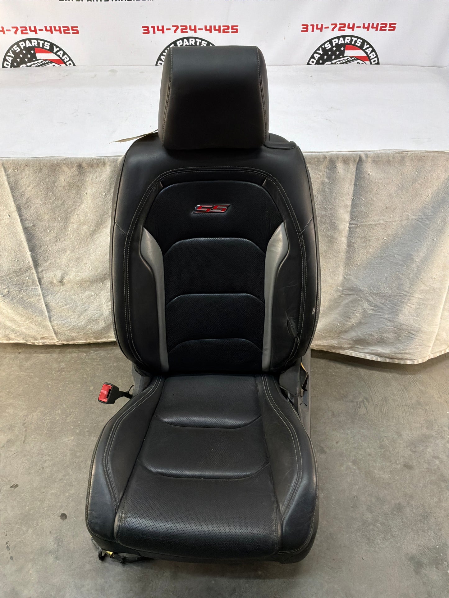2019 Chevy Camaro SS LH Driver Front Leather Seat OEM