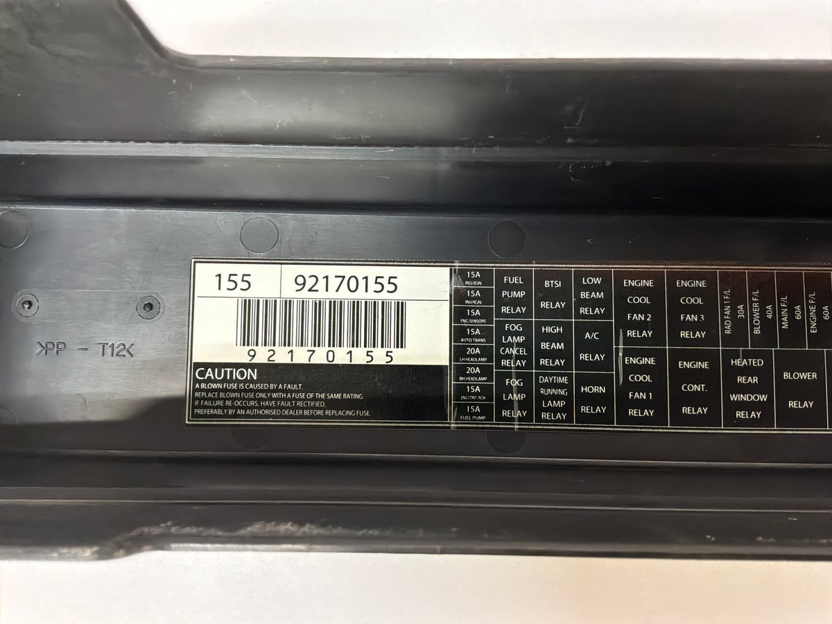 2006 Pontiac GTO Hood Fuse Box Cover OEM