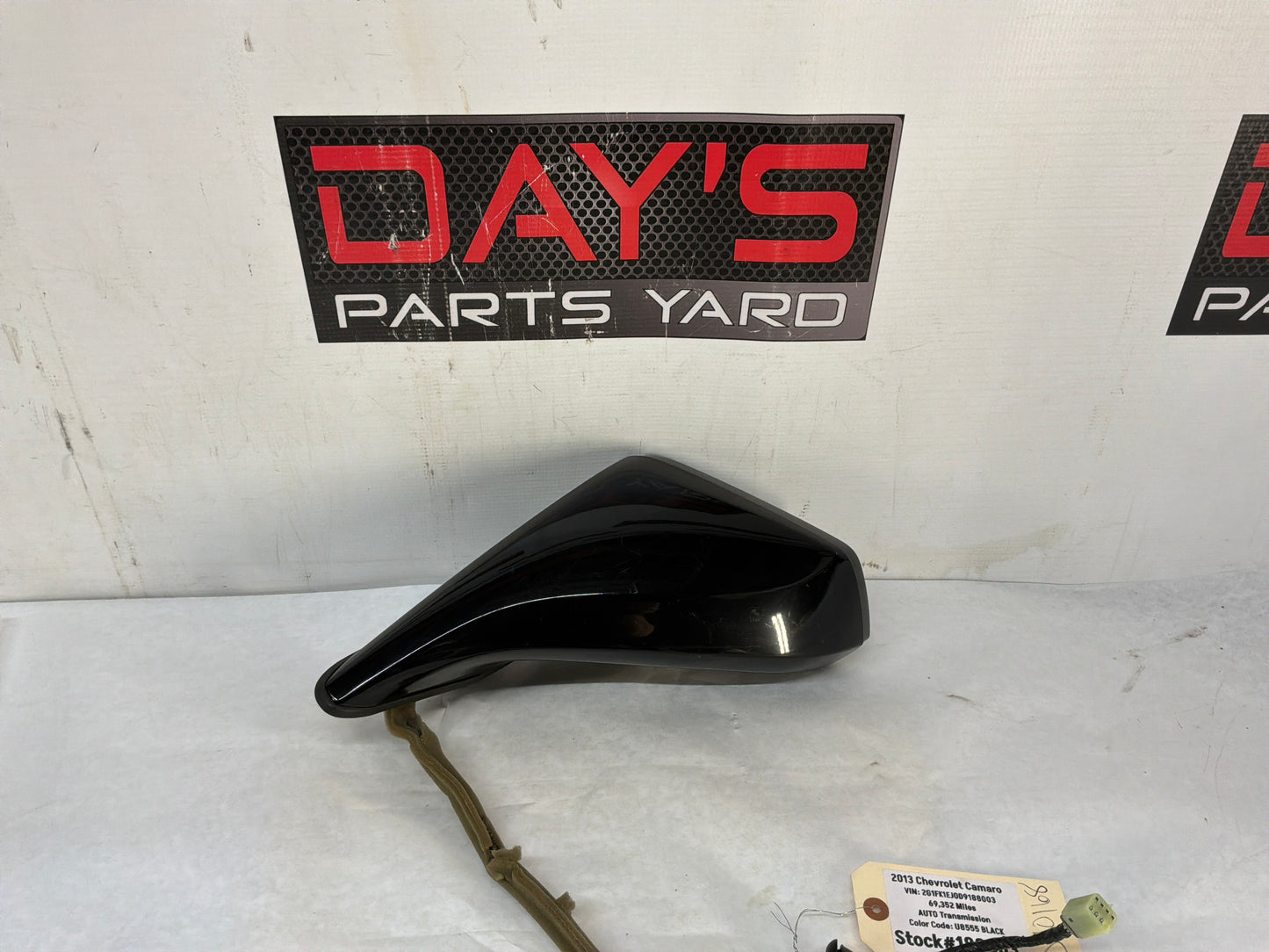 2013 Chevy Camaro SS LH Driver Exterior Out Side Mirror Black OEM