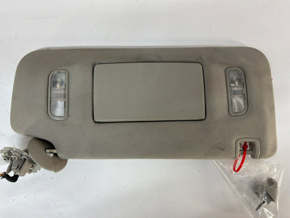 2009 Cadillac CTS-V RH & LH Sunvisor Sun Visor Shade Set w/ Clips OEM Light Titanum