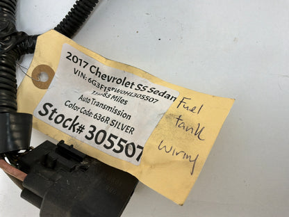 2017 Chevy SS Sedan Fuel Gas Tank Pump Wire Wiring Harness OEM