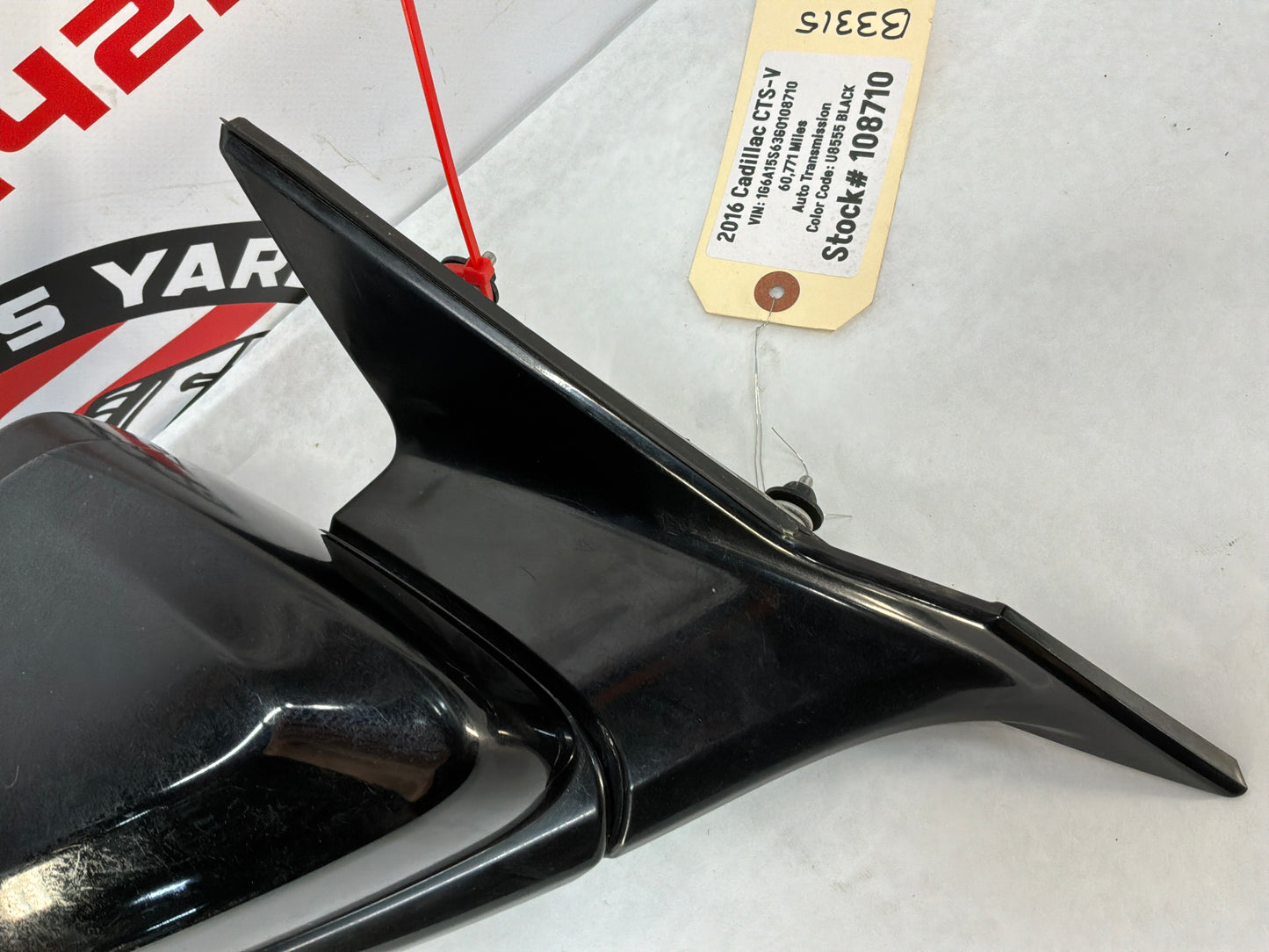 2016 Cadillac CTS-V RH Passenger Exterior Outside Mirror OEM