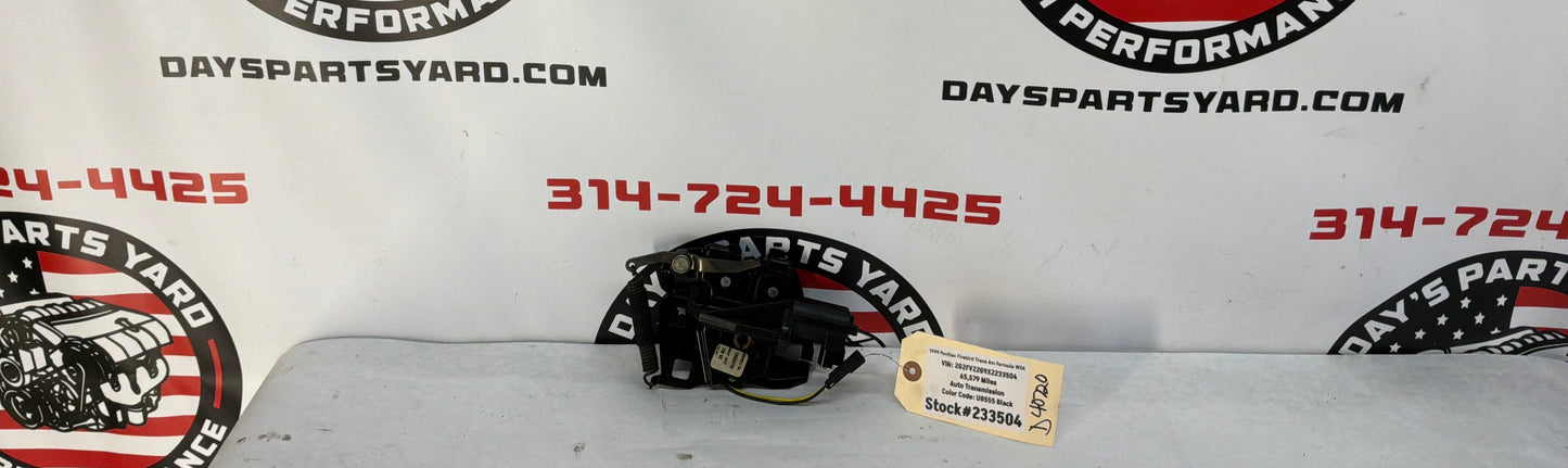 1999 Pontiac Firebird Trans Am Formula WS6 Hood Lock Latch OEM
