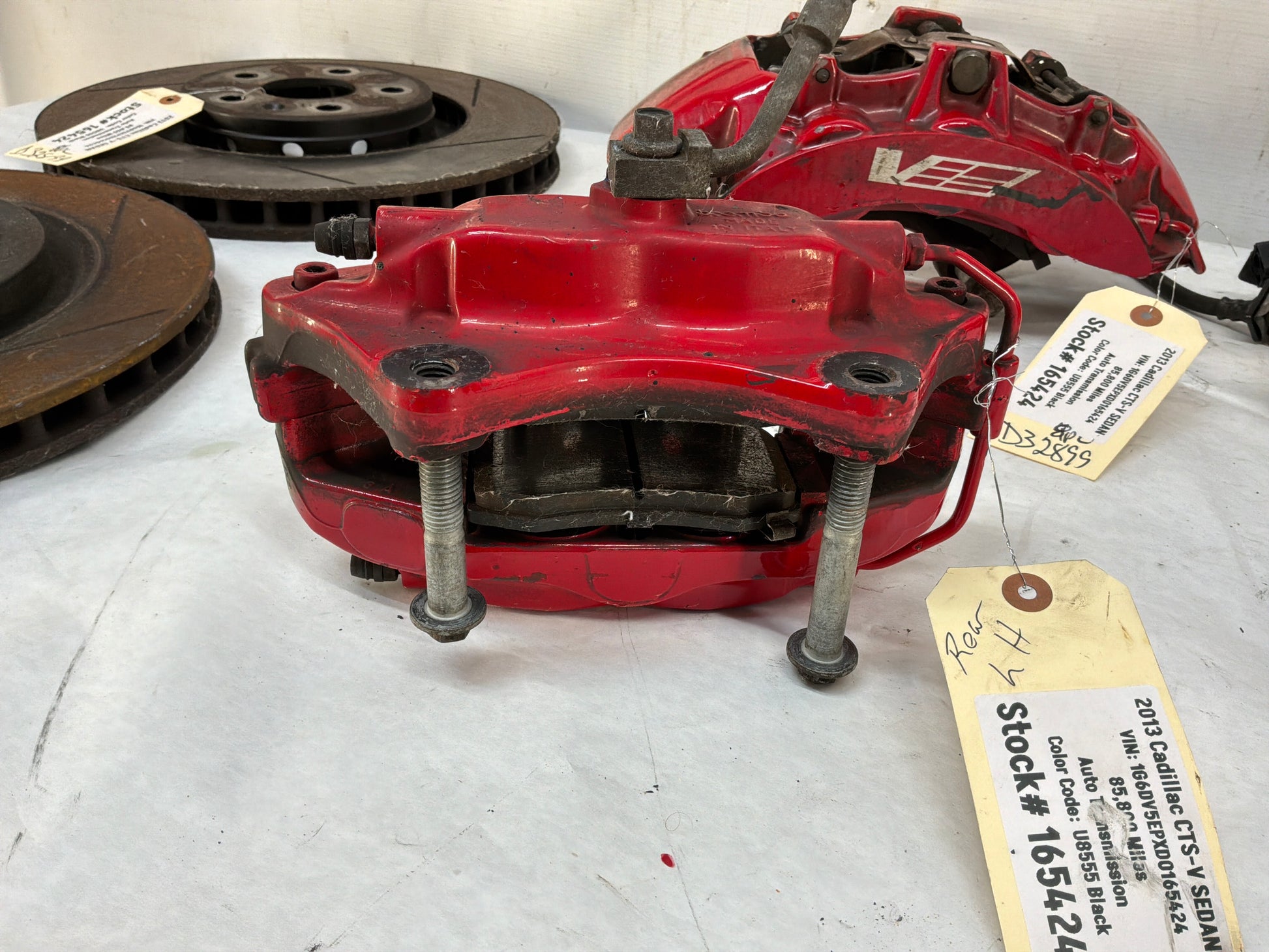 2013 Cadillac CTS-V Sedan Front & Rear Brake Caliper and Rotors - Day's Parts Yard