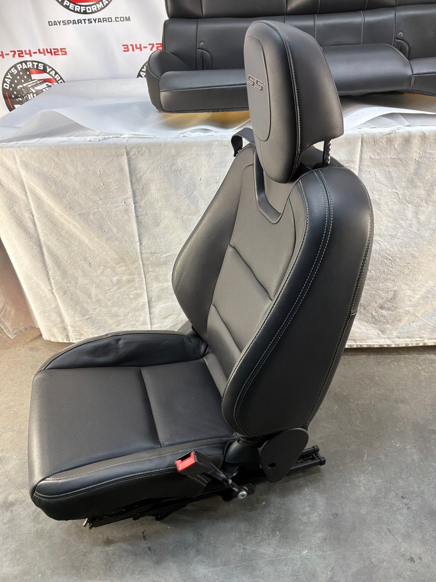 2013 Chevy Camaro 1LE Seats Front and Rears Black Leather OEM