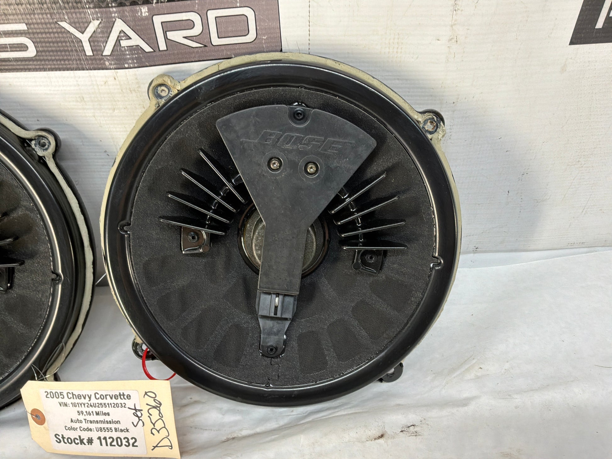 2005 Chevy C6 Corvette RH & LH Front Door Bose Speaker OEM - Day's Parts Yard