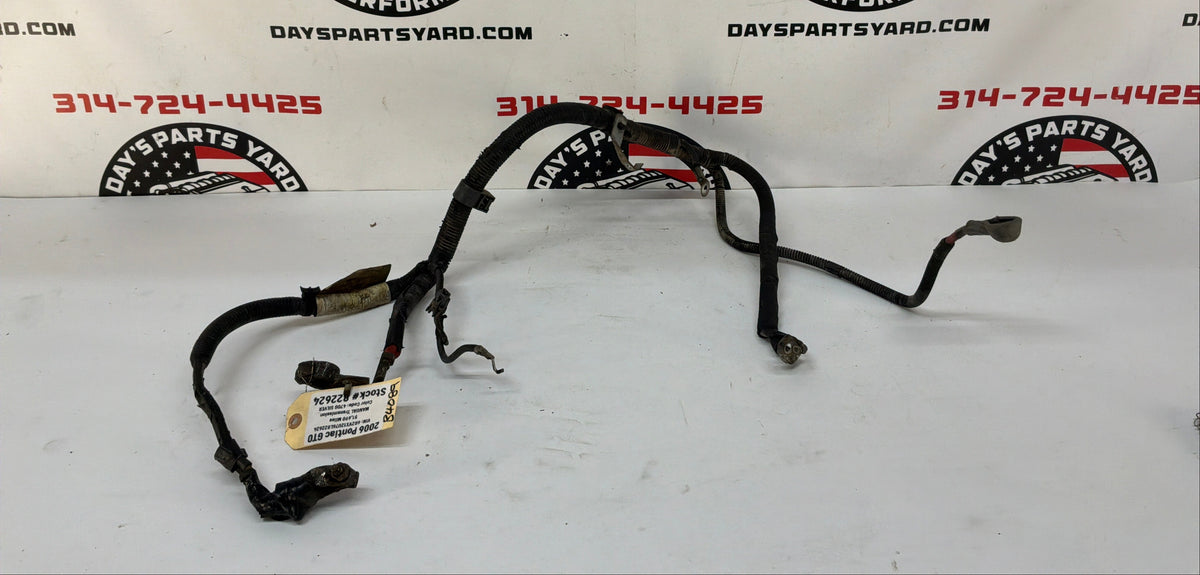 2006 Pontiac GTO Starter Alternator Positive Negative Battery Cable Wire Wiring Harness OEM