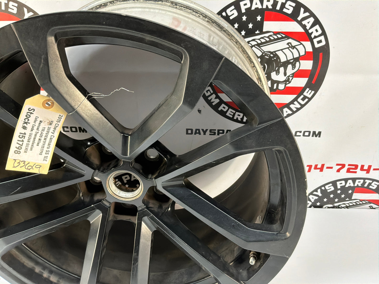 2015 Chevy Camaro SS 1LE Factory OEM 20X11 Rear Wheel