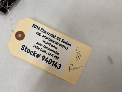 2014 Chevy SS Sedan LH Driver Rear Window Belt Molding Trim OEM
