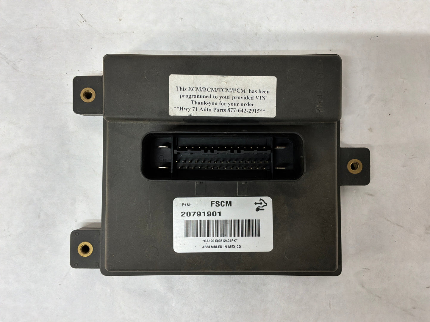 2011 Cadillac CTS-V Coupe Fuel Pump Control Module w/ Bracket OEM