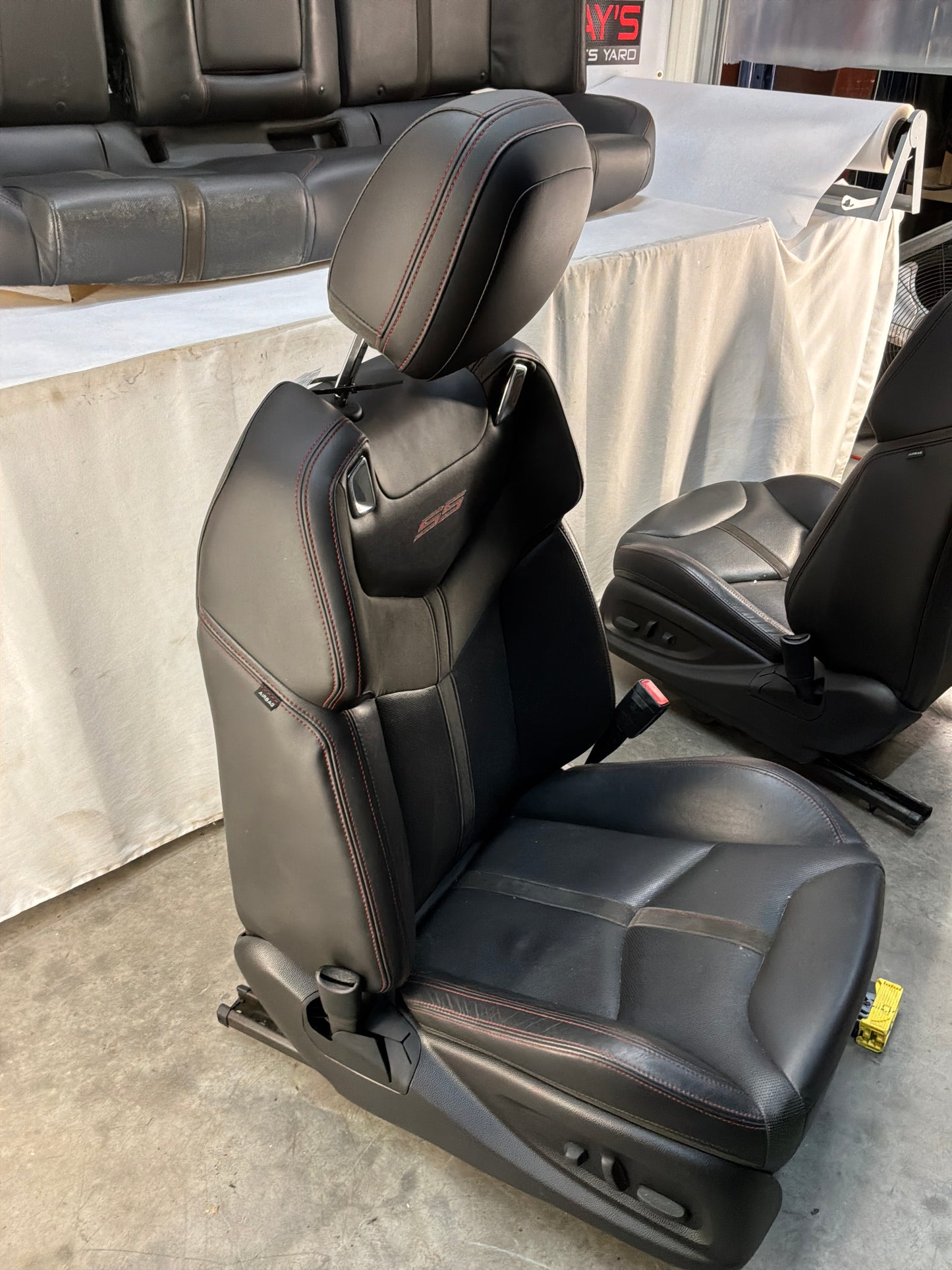 2017 Chevrolet SS Sedan Front and Rear Leather Seats OEM