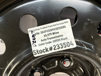 1999 Pontiac Firebird Trans Am Formula WS6 Spare Tire Goodyear OEM