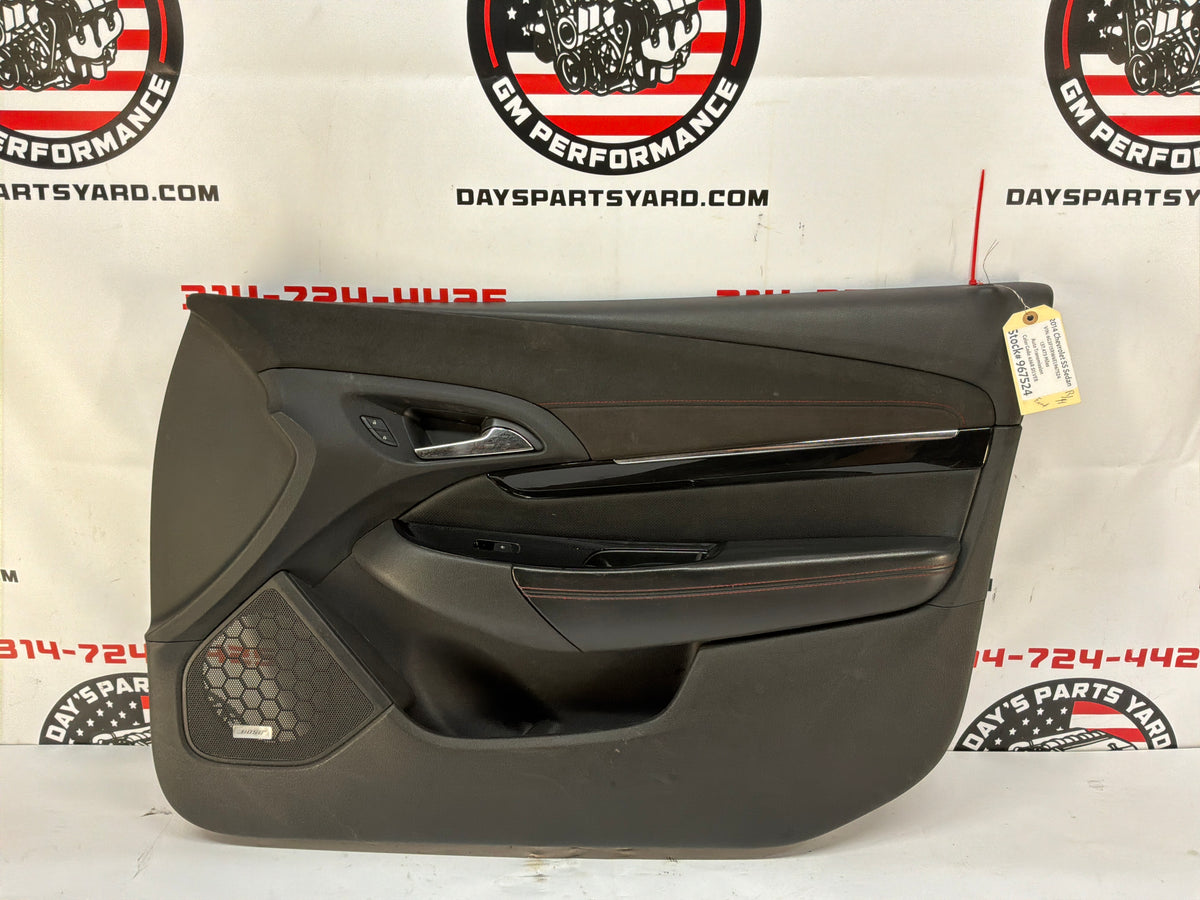 2014 Chevy SS Sedan RH Passenger Front Interior Door Panel Trim OEM