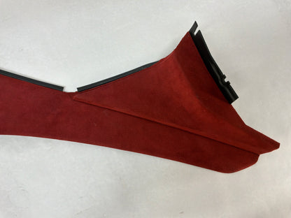 2004 Pontiac GTO RH & LH Console Interior Red Suede Trim Panels OEM