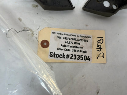 1999 Pontiac Firebird Trans Am Formula WS6 RH & LH Top Trim Cover End Cap Corner OEM