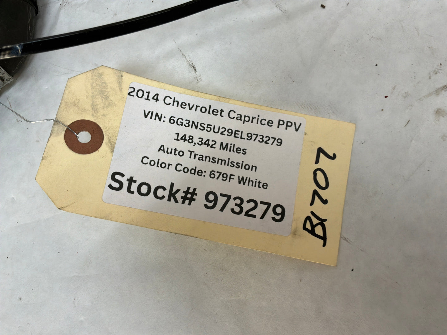 2014 Chevy SS Sedan HVAC Heater Core Hose Lines Tubes OEM
