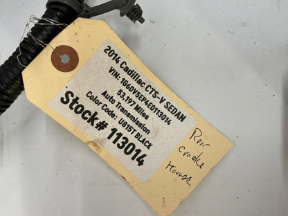 2014 Cadillac CTS-V Sedan Rear Suspension Cradle Subframe Wire Wiring Harness OEM