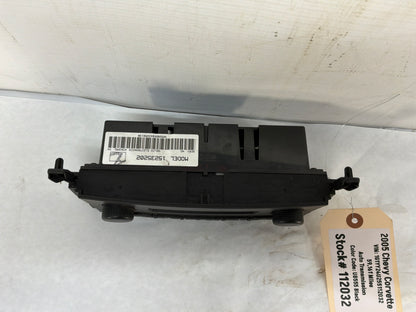 2005 Chevy C6 Corvette HVAC Climate Control Switches AC Heat OEM - Day's Parts Yard