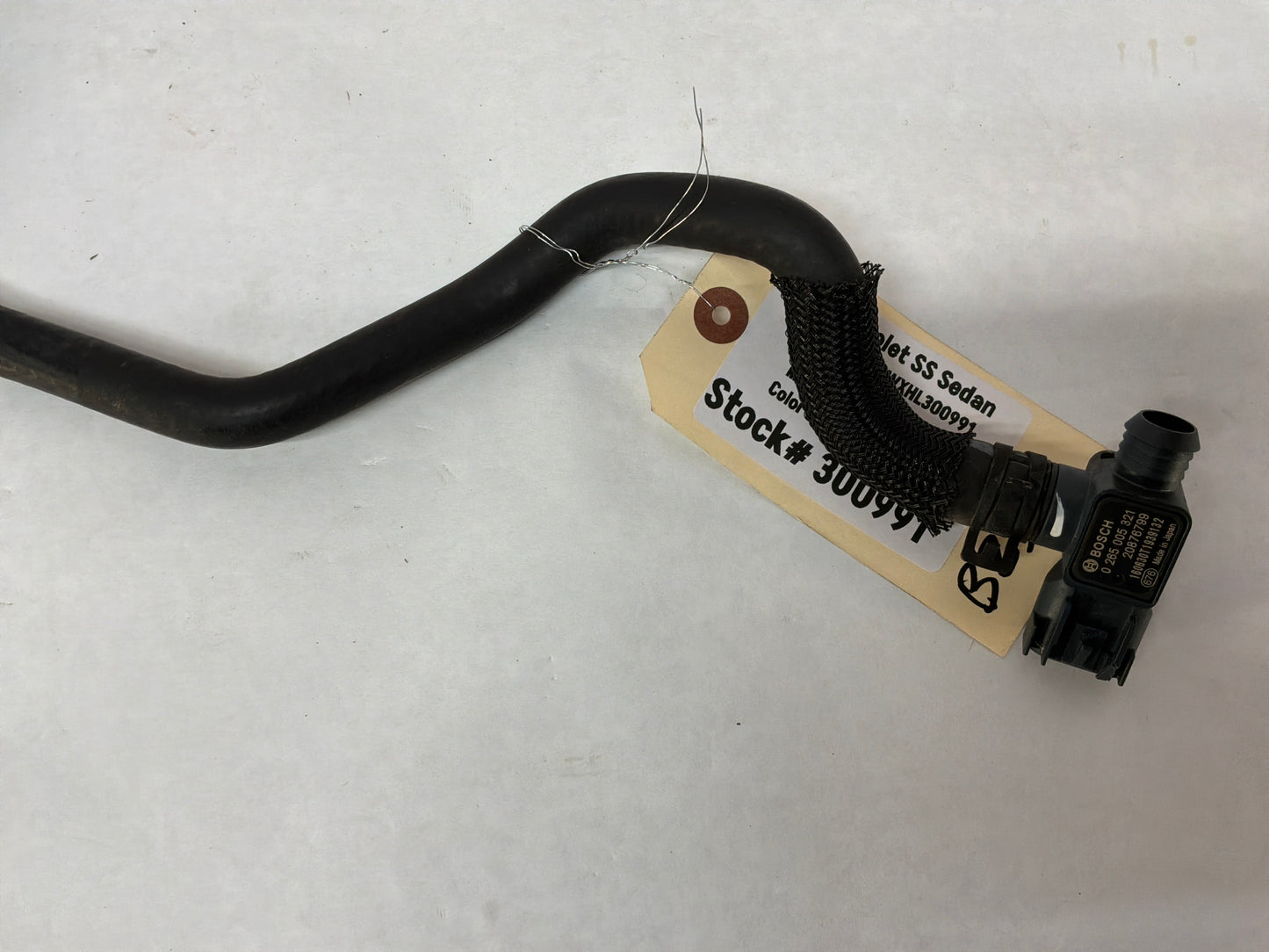 2017 Chevy SS Sedan Brake Booster Vacuum Hose Line Tube OEM