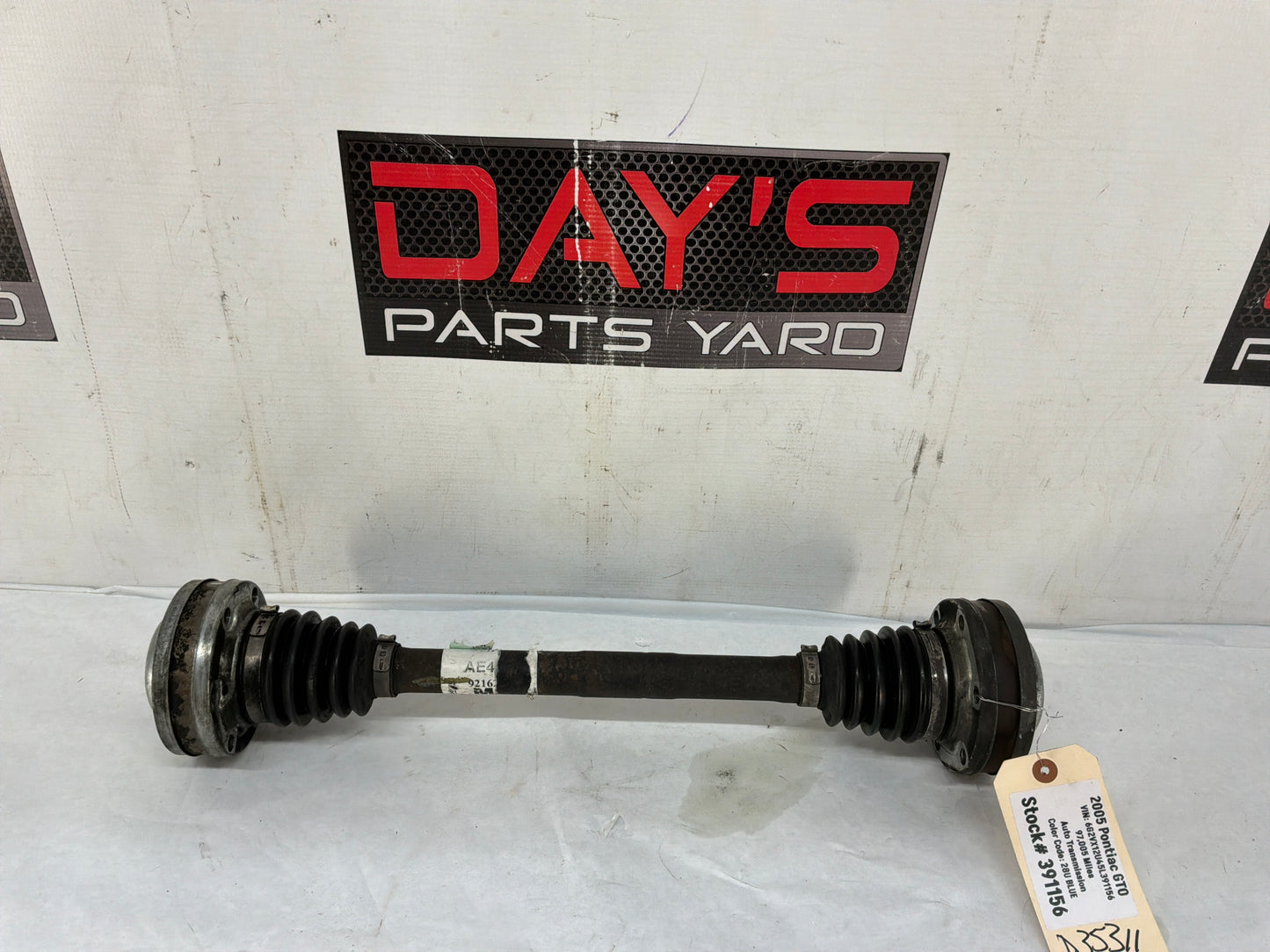 Lh axle - Day's Parts Yard