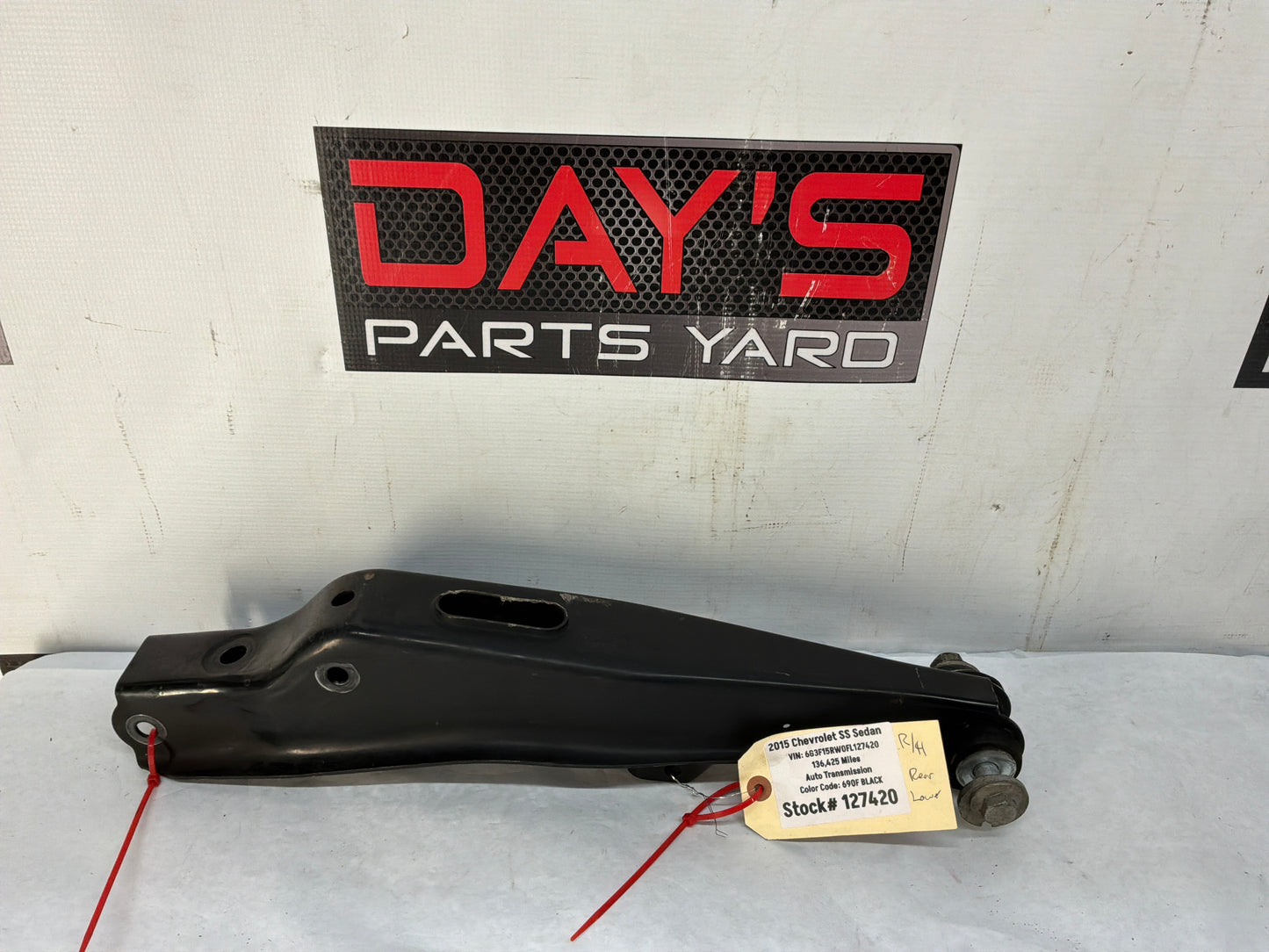 2015 Chevy SS Sedan RH Passenger Rear Suspension Lower Control Arm OEM - Day's Parts Yard