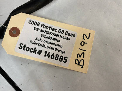 2008 Pontiac G8 Base Sun Moon Roof Sunroof Glass Assembly
