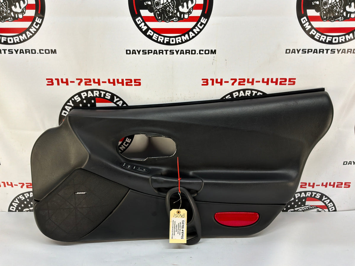 2002 Chevy Corvette Convertible RH Passenger Interior Door Panel OEM