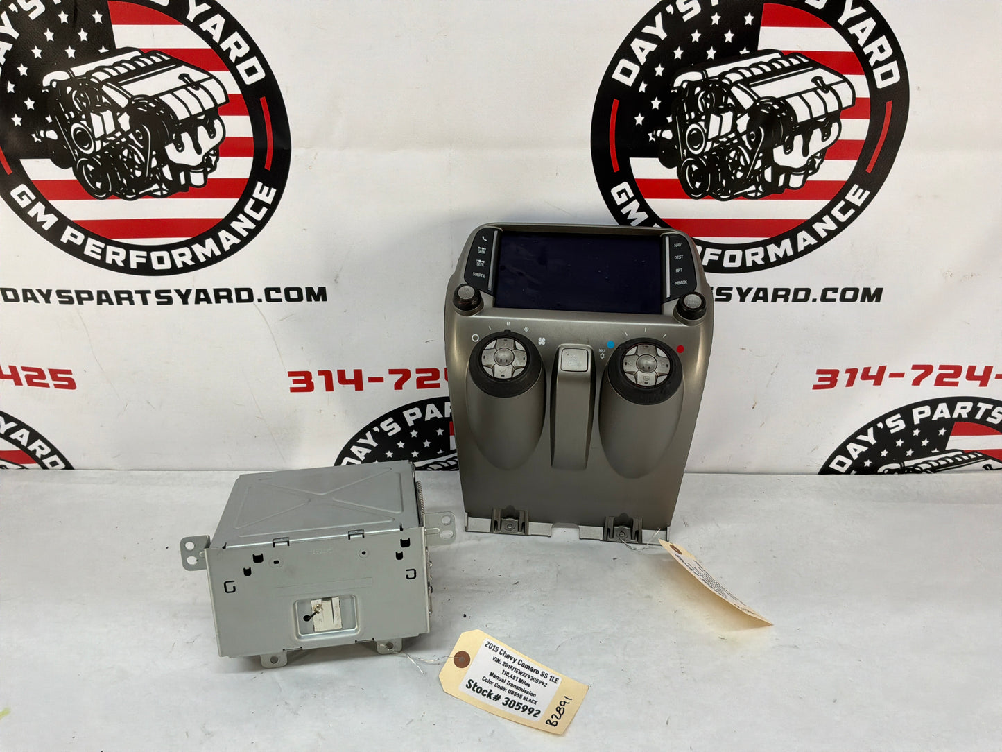 2015 Chevy Camaro SS 1LE MyLink Touch Screen Radio Control Head Unit Display w/ Receiver OEM