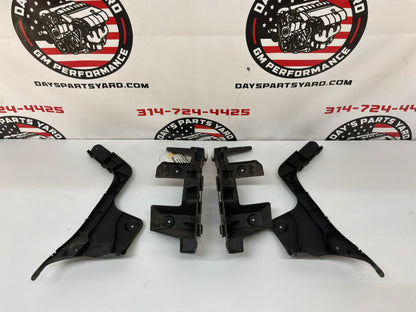 2008 Pontiac G8 GT Complete Rear Bumper Brackets Mounts Supports Guides Set OEM