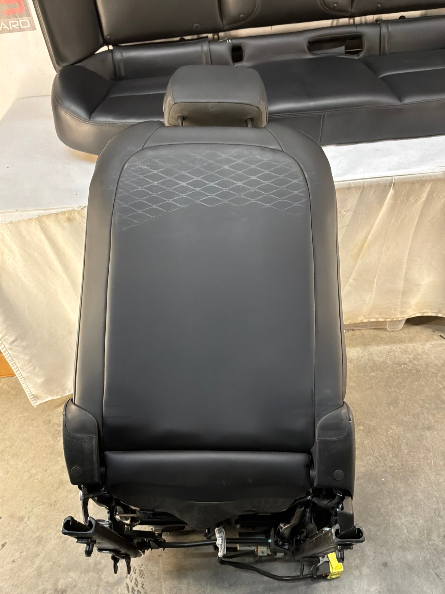 2014 Chevy Caprice PPV Seats Front and Rear Black OEM
