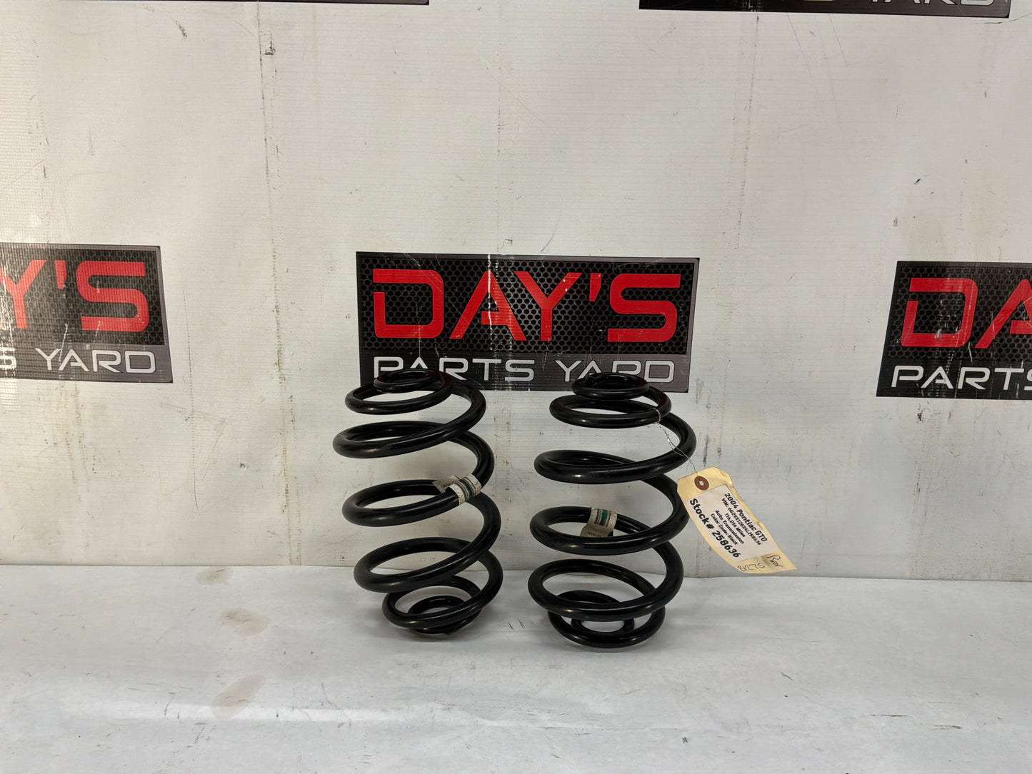 2004 Pontiac GTO Rear Coil Springs RH & LH OEM