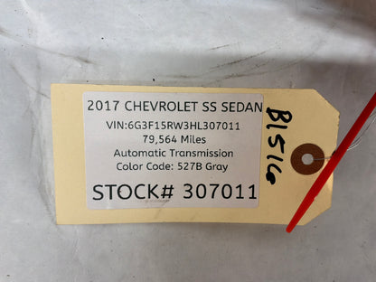 2017 Chevy SS Sedan RH Passenger Outer Tail Light Taillight Stop Lamp OEM