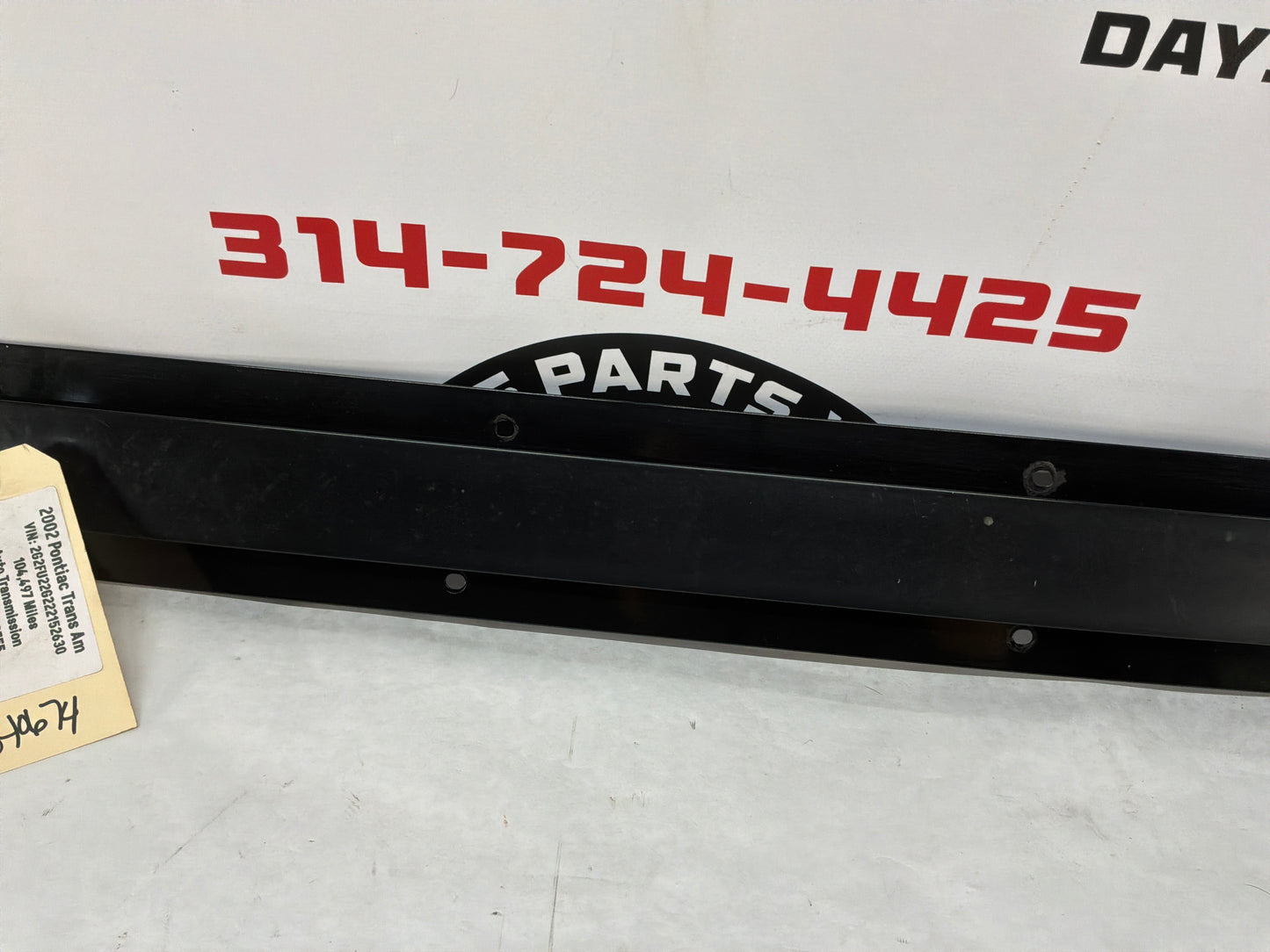 2002 Pontiac Trans Am WS6 T-Top Center Divider Middle Bar Panel OEM