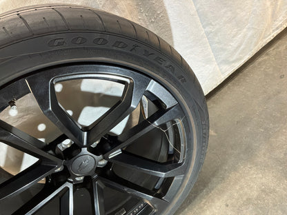 2014 Chevy Camaro ZL1 Factory OEM Wheels Rims and Goodyear Eagle F1 Tires 20X10 20X11
