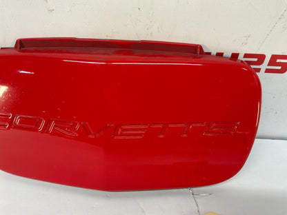 2002 Chevy C5 Corvette Convertible Front License Plate Cover OEM Red