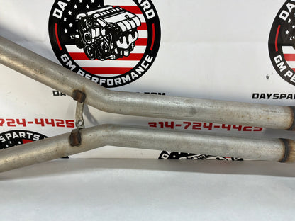 2007 C6 Corvette Convertible Factory OEM Exhaust H Mid Pipe