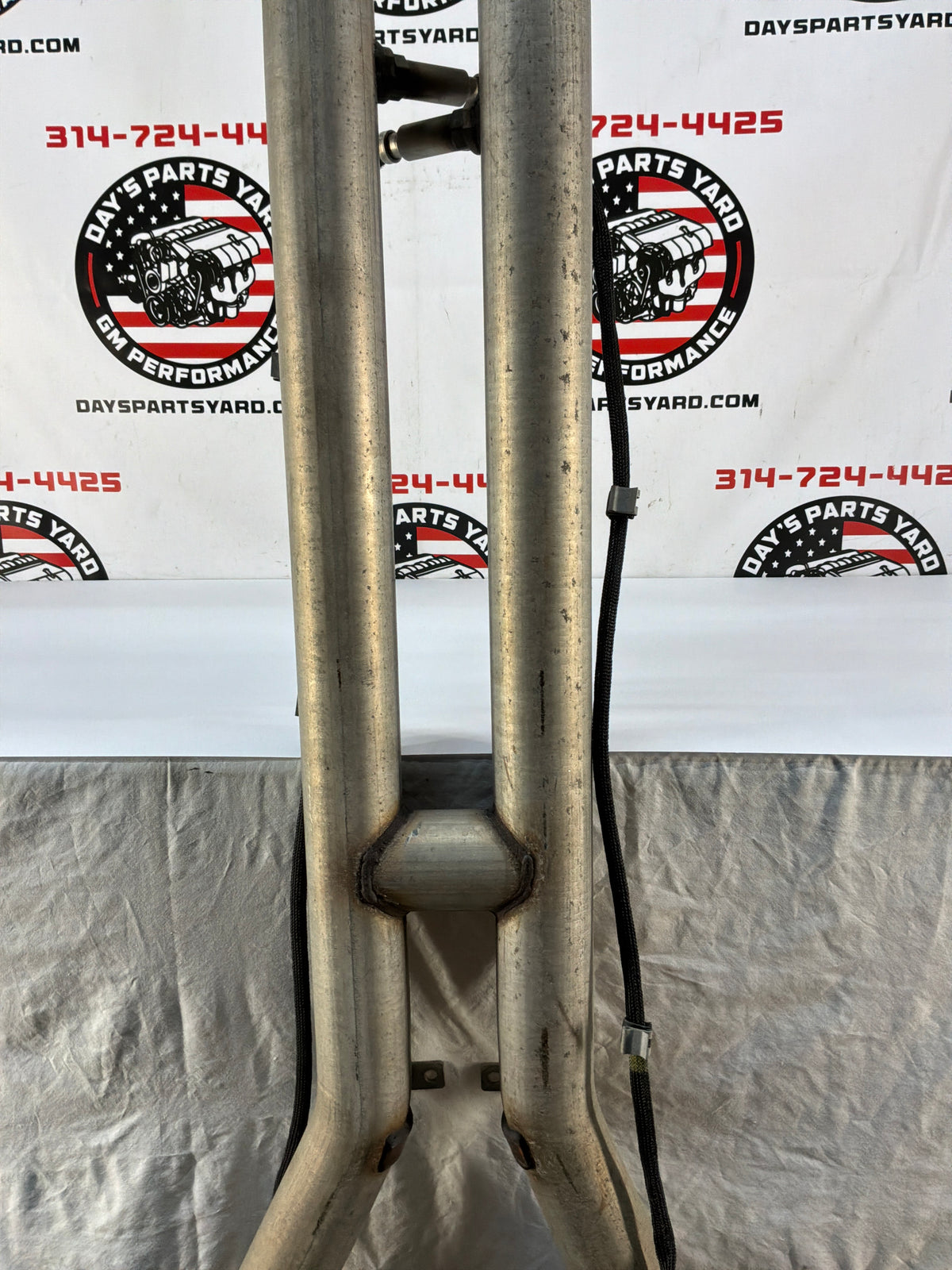 2002 Chevy C5 Corvette Factory OEM Exhaust Mid H Pipe w/ Catalytic Converters