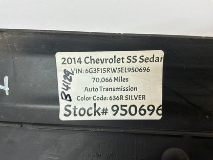 2014 Chevy SS Sedan LH Driver Front Scuff Sill Plate Panel OEM
